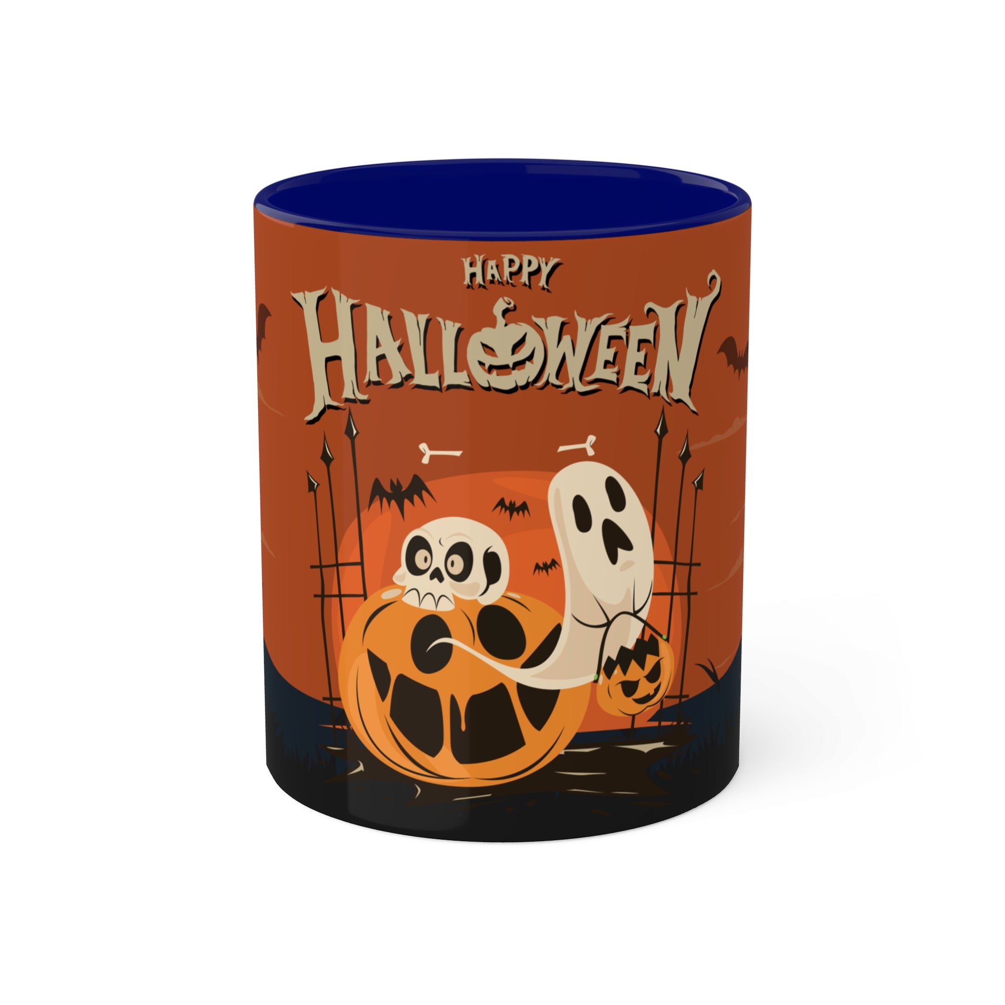 Happy Halloween with Pumpkin | Colorful Mugs